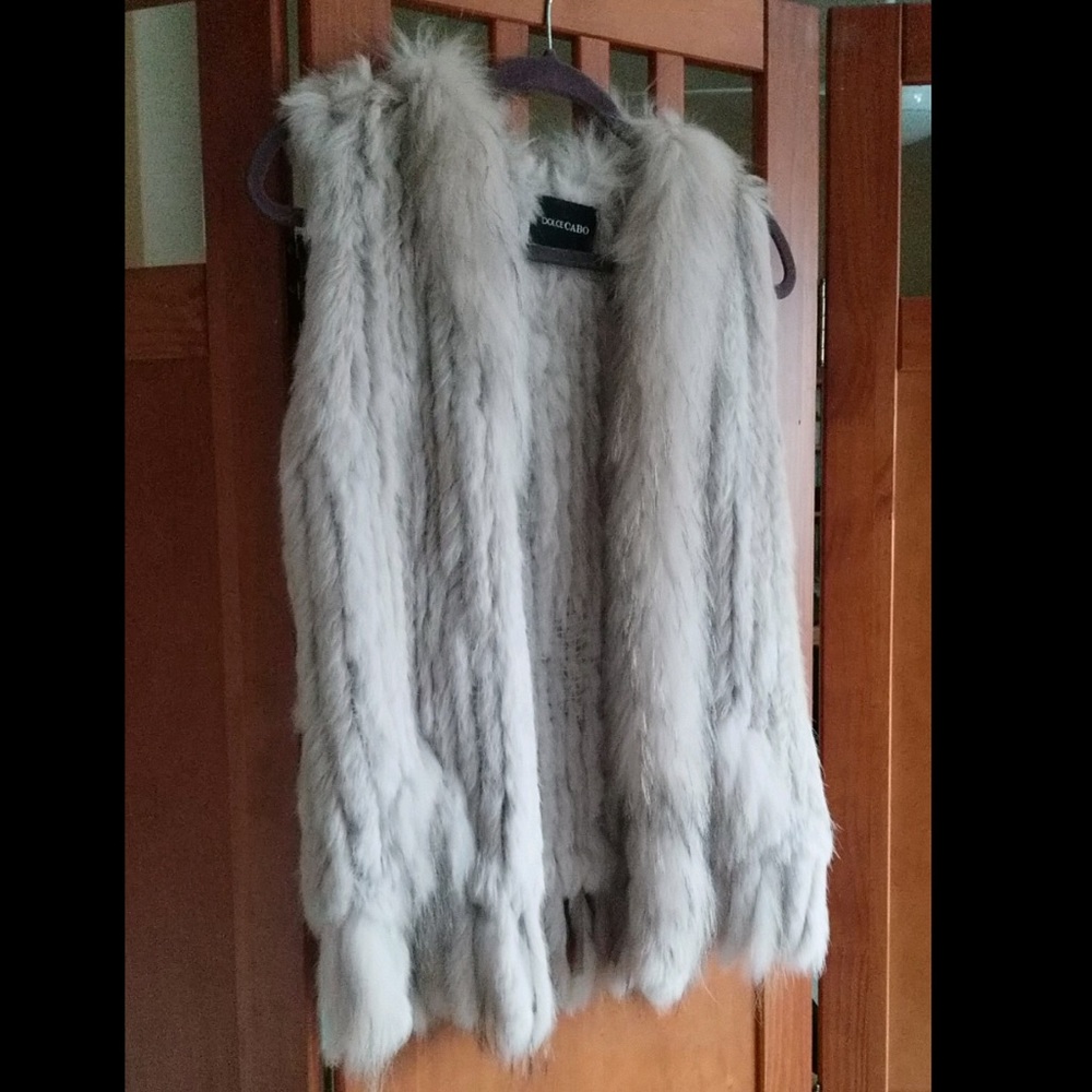 Lush Rabbit + Raccoon Fur Vest